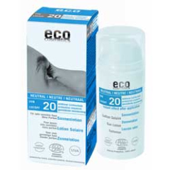 Eco cosmetics sun lotion factor 20 neutral