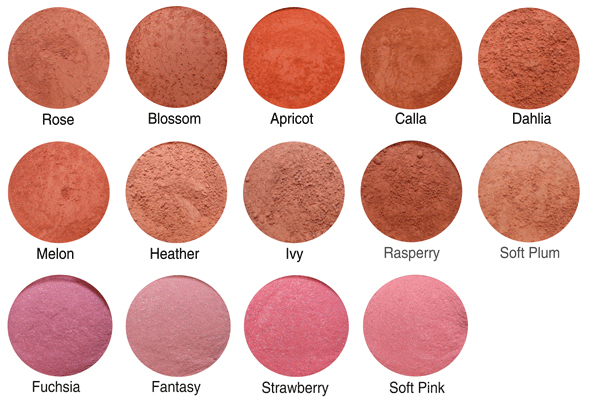 Satin matte blush -minerale make-up